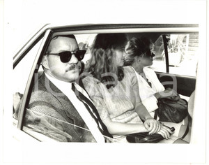 1988 CANNES Paul SCHRADER in auto con Patty HEARST e Natasha RICHARDSON *Foto