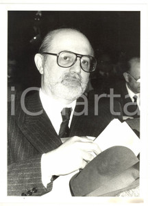 1985 MILANO Ritratto di Adolfo CEFIS presidente ANASIN *Fotografia 18x24 cm