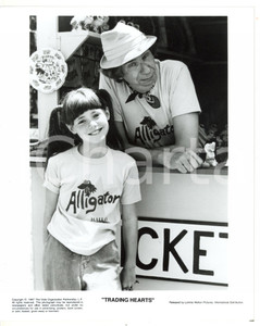 1987 CINEMA - TRADING HEARTS Jenny LEWIS sul set del film - Fotografia 20x25 cm