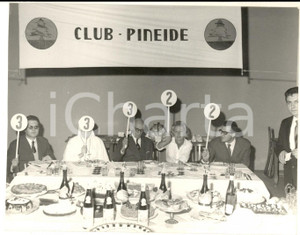 1969 MILANO Club PINEIDE - Concorso di cucina - La giuria *Foto 18x13 cm