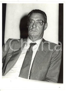 1990 ca ASSOLOMBARDA Ritratto di Cesare ROMITI *Fotografia 18x24 cm
