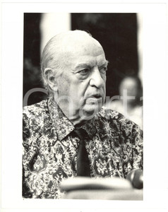 1980 ca ITALIA  Ritratto del giornalista Ruggero ORLANDO (2) Foto 18x24 cm