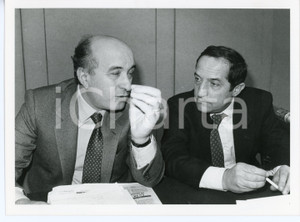 1984 ROMA XVI Congresso DC - Ciriaco DE MITA discute con Alessandro FONTANA 