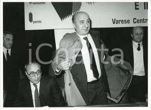 1985 VARESE Convegno DC - Arrivo di Ciriaco DE MITA *Fotografia 24x18 cm