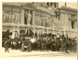 1930 ROMA Omaggio rurali di Milano al Milite Ignoto *Foto Istituto LUCE 24x18