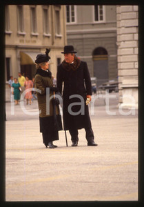 Fotografia d epoca originale 35mm vintage slide 1988 La Coscienza di Zeno Sergio FANTONI e Franca TAMANTINI 1