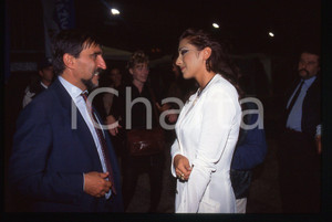 Fotografia d epoca originale 35mm vintage slide 1995ca Ignazio LA RUSSA con Sabrina SALERNO 1
