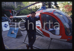 Fotografia d epoca originale 35mm vintage slide 1993 RADIOFESTIVAL Ritratto di Piero CHIAMBRETTI 2 1