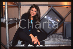 Fotografia d epoca originale 35mm vintage slide 1996 Ritratto di Laura PAUSINI 8 1