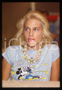 35mm vintage slide* 1985ca Heather PARISI ritratto 