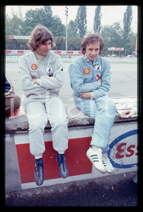 35mm vintage slide* 1970ca FORMULA 1 - Jean Pierre JARIER e Jean Pierre BELTOISE