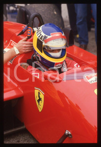 Fotografia d'epoca originale 35mm vintage slide* 1987 IMOLA F1 Michele ALBORETO su FERRARI F1-87 (9) 1