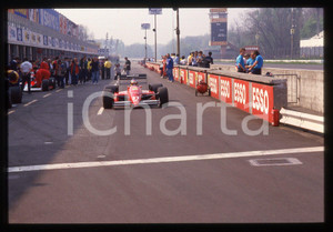 Fotografia d'epoca originale 35mm vintage slide* 1987 IMOLA F1 Michele ALBORETO su FERRARI F1-87 (16) 1