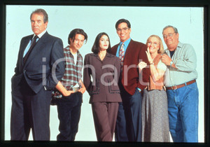 Fotografia d epoca originale 35mm vintage slide1995 LOIS & CLARK: THE NEW ADVENTURES OF SUPERMAN  Il cast 1