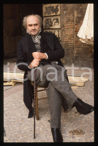 Fotografia d epoca originale 35mm vintage slide 1991 Film ROSSINI! ROSSINI!  Pino TOSCA sul set 1
