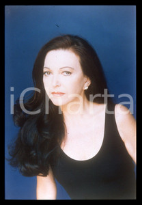Fotografia d epoca originale 35mm vintage slide 1998 UN POSTO AL SOLE  Bedy MORATTI ritratto dell attrice 1