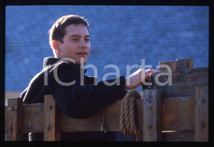 Fotografia d epoca originale 35mm vintage slide 1999 THE CIDER HOUSE RULES  Tobey MAGUIRE in una scena 2 1
