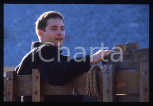 Fotografia d epoca originale 35mm vintage slide 1999 THE CIDER HOUSE RULES  Tobey MAGUIRE in una scena 3 1