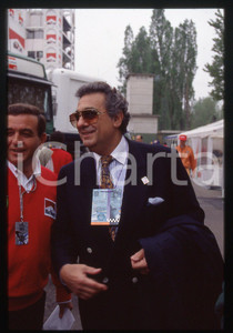 Fotografia d epoca originale 35mm vintage slide 1993 IMOLA  Placido DOMINGO al Gran Premio di San Marino 1