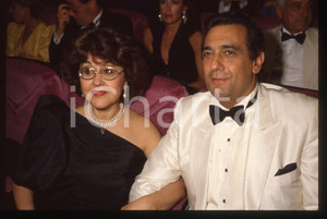 Fotografia d epoca originale 35mm vintage slide 1986 CANNES  Placido DOMINGO e Marta ORNELAS 5 1