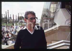 Fotografia d epoca originale 35mm vintage slide 1985 CANNES  Milos FORMAN Presidente Giuria del Festival 1