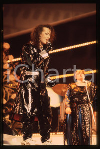 Fotografia d epoca originale 35mm vintage slide 1984 Festival SANREMO Boy GEORGE CULTURE CLUB in VICTIMS 2 1