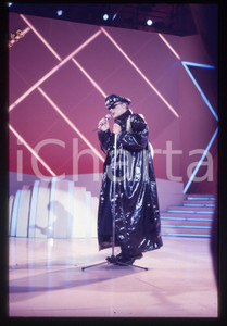Fotografia d epoca originale 35mm vintage slide 1985 SAINT VINCENT Boy GORGE CULTURE CLUB in LOVE IS LOVE 21 1