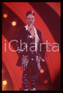 Fotografia d epoca originale 35mm vintage slide 1987 SAINT VINCENT ESTATE Boy GORGE in KEEP IN MY MIND 17 1