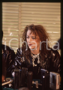 Fotografia d epoca originale 35mm vintage slide 1984 SANREMO Boy GEORGE al Festival della Canzone 10 1