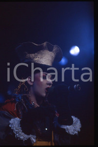 Fotografia d'epoca originale 35mm vintage slide* 1983 MUSICA Boy GEORGE e CULTURE CLUB live in concerto (10) 1