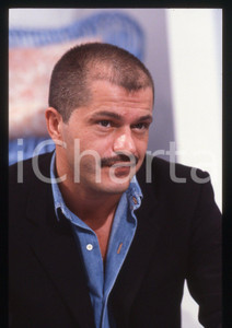 35mm vintage slide* 1990ca ITALIA MODA Franco MOSCHINO Ritratto stilista *5