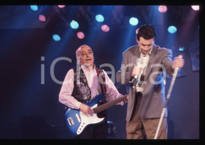 35mm vintage slide* 1990 TOSCANA Leonardo PIERACCIONI canta con Novello NOVELLI 