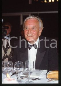 35mm vintage slide* 1989 Festival di CANNES David LEAN ad una cena di gala (3)