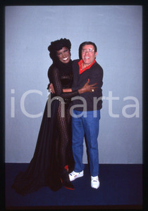 35mm vintage slide* 1993 CANALE 5 Jerry LEWIS Grace JONES - GRAN GALA' MUSICA *4