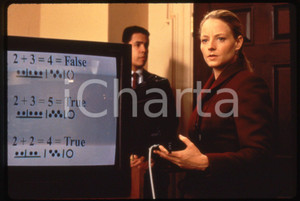 Fotografia d epoca originale 35mm vintage slide 1997 CONTACT Jodie FOSTER in una scena del film 1