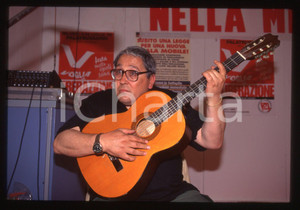 35mm vintage slide* 1996 MILANO Ivan DELLA MEA ritratto al PALATRUSSARDI (3)