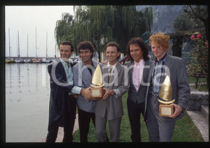 35mm vintage slide* 1986 RIVA DEL GARDA Mick HUCKNALL dei SIMPLY RED e I POOH *2