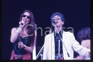 THE GOLDEN PALOMINOS - SAN SIRO MILAN Musical group 1986 * 35mm vintage slide 34