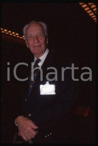 Jean DAUSSET - MILAN French immunologist Portrait 1994 ca * 35mm vintage slide 4