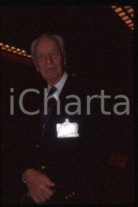 Jean DAUSSET - MILAN French immunologist Portrait 1994 ca * 35mm vintage slide 6
