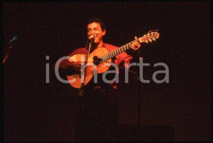 Franco VISENTIN ITALY Portrait of musical artist 1990 ca * 35mm vintage slide 12