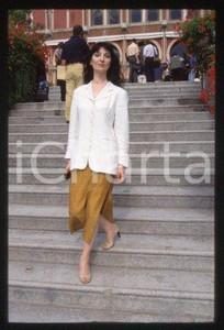 Olimpia CARLISI - VENICE Italian film actress 1990 ca * 35 mm vintage slide 2