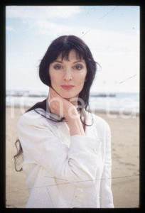 Olimpia CARLISI - VENICE Italian film actress 1990 ca * 35 mm vintage slide 7