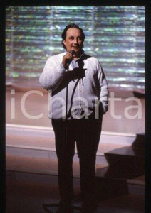 Beppe RECCHIA - ITALY TV director on the stage 1990 ca * 35 mm vintage slide 10