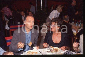 Ilaria OCCHINI Actress with Paolo HENDEL - ITALY 1990 ca * 35mm vintage slide 28