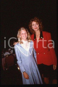 Susan SARANDON & niece NEW YORK Foundation Awards 1988 * 35 mm vintage slide 23