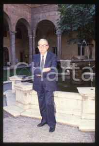 Giulio Carlo ARGAN ITALY Politician & art critic 1986 ca * 35 mm vintage slide 4