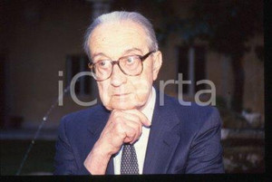 Giulio Carlo ARGAN ITALY Politician & art critic 1986 ca * 35 mm vintage slide 6