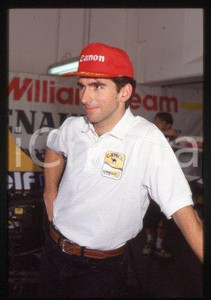 Damon HILL - GRAND PRIX FORMULA 1 Racing driver 1993 ca * 35 mm vintage slide 16
