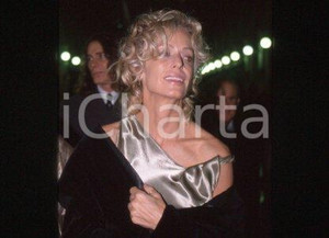Farrah FAWCETT - MILAN American actress Portrait 1999 ca * 35 mm vintage slide 1